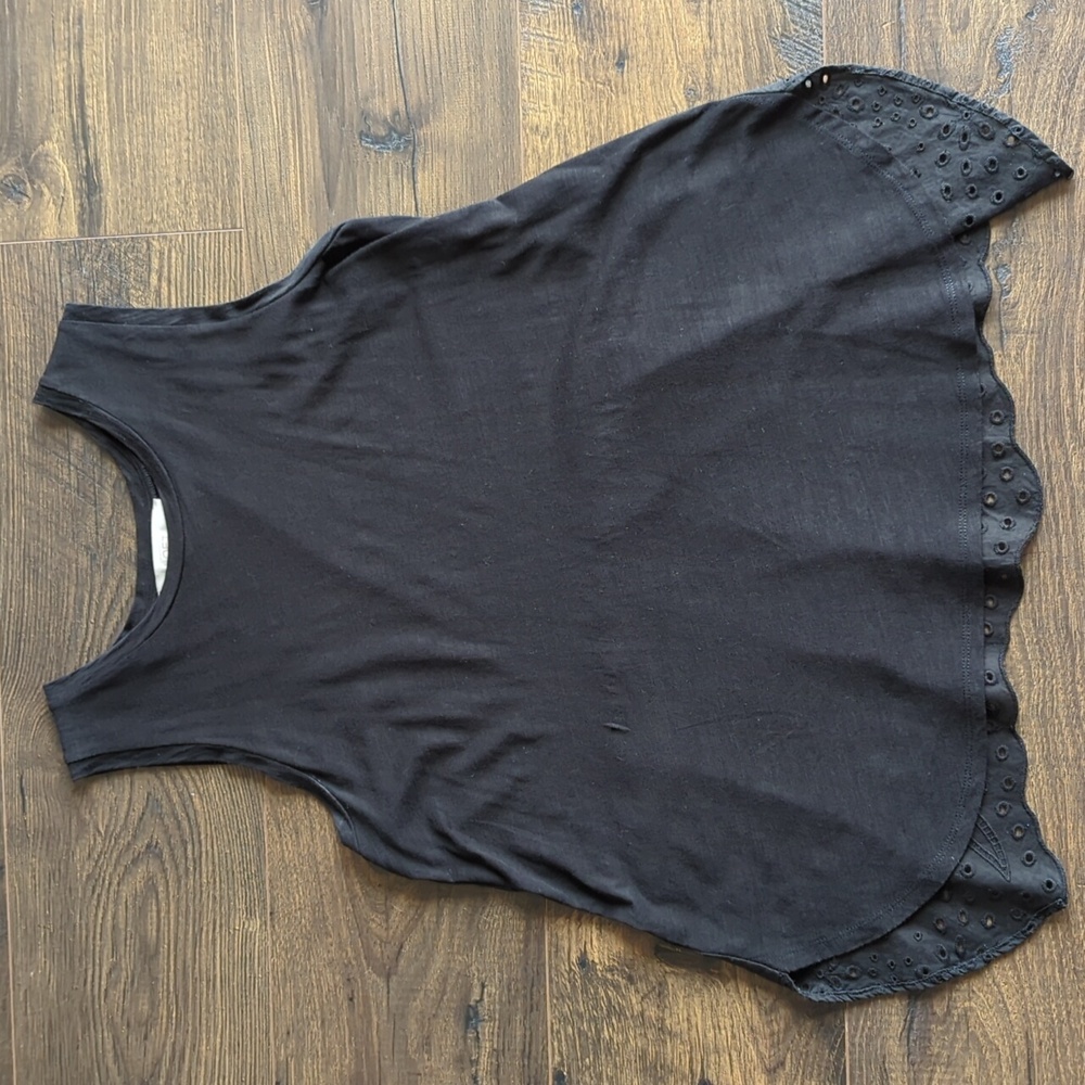 Ann Taylor Loft Eyelet Back Detail Sleeveless Top - Picture 5 of 13